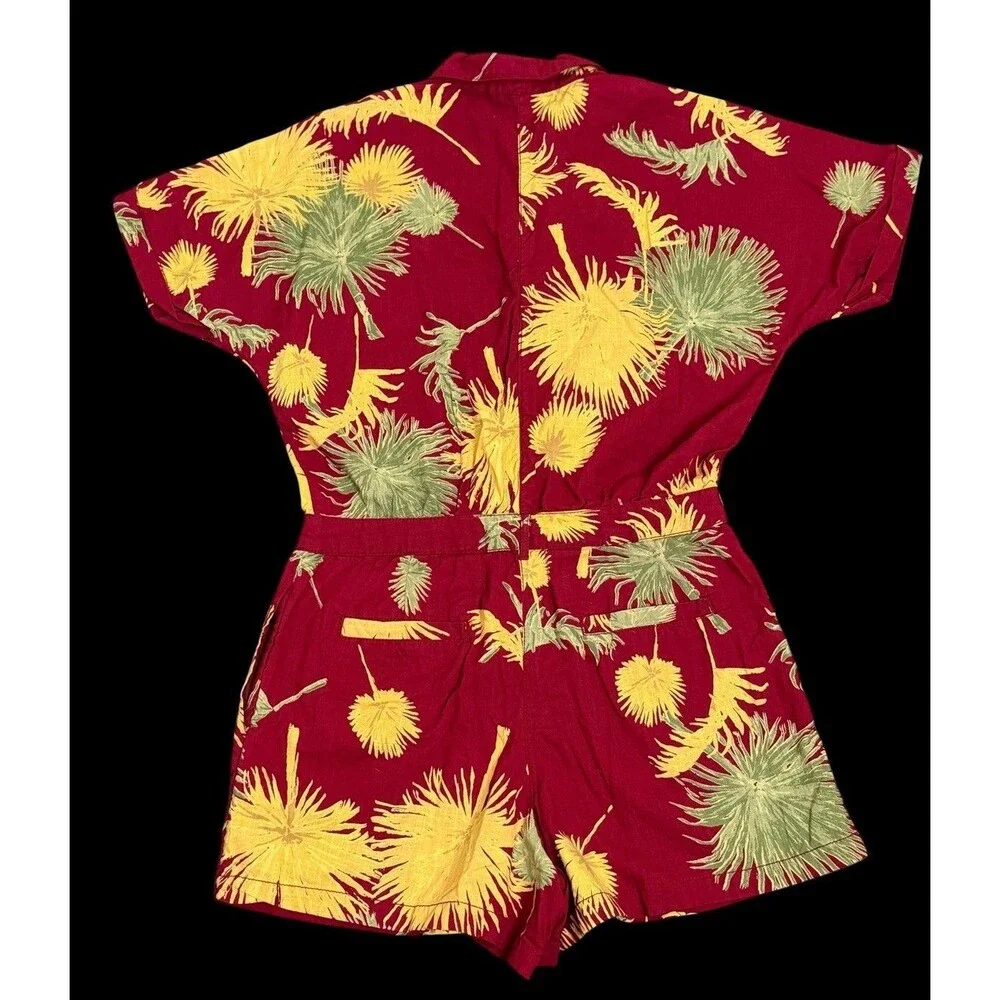 Free People Romper Womens Size XS Floral Boho Malibu Summer